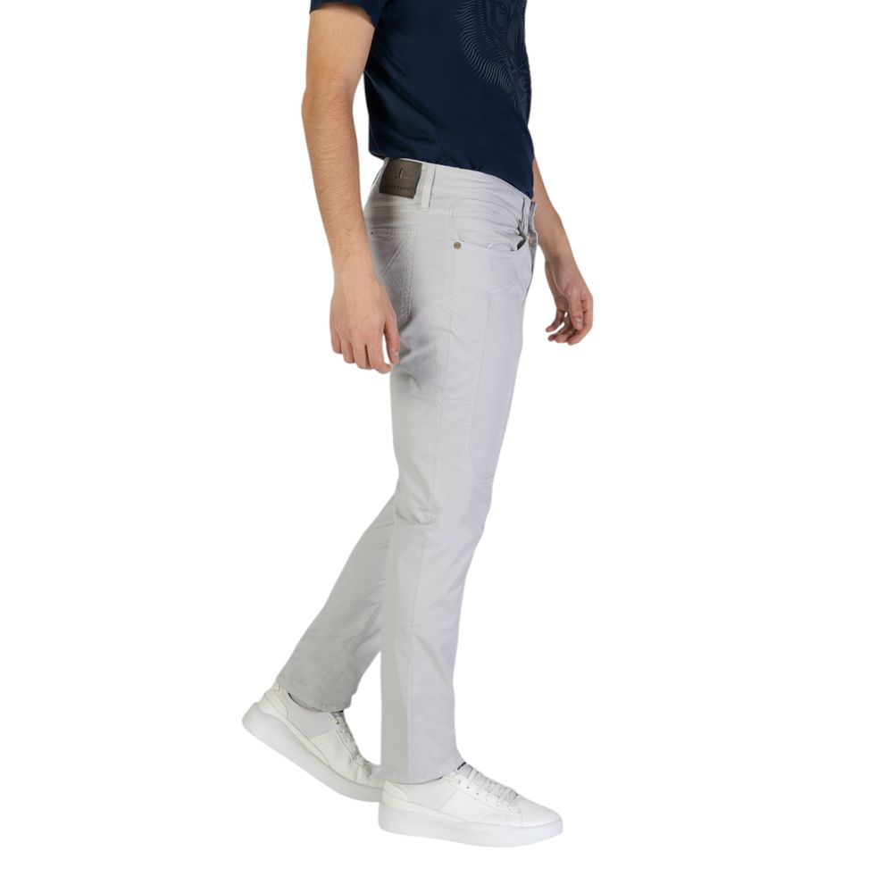 Jeckerson Gray Cotton Skinny Pant Jeckerson