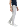 Jeckerson Gray Cotton Skinny Pant Jeckerson