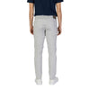 Jeckerson Gray Cotton Skinny Pant Jeckerson