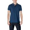 Colmar Originals Blue Cotton Polo Shirt Colmar Originals