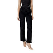 ICHI Black Cotton Relaxed Fit Jean ICHI