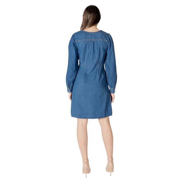 ICHI Blue Cotton Short ICHI