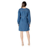 ICHI Blue Cotton Short ICHI