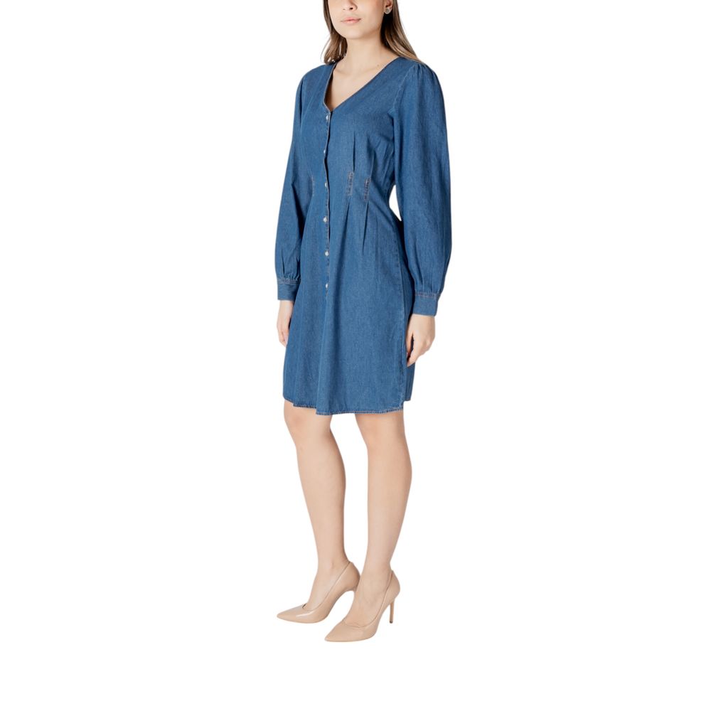 ICHI Blue Cotton Short ICHI