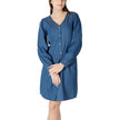 ICHI Blue Cotton Short ICHI