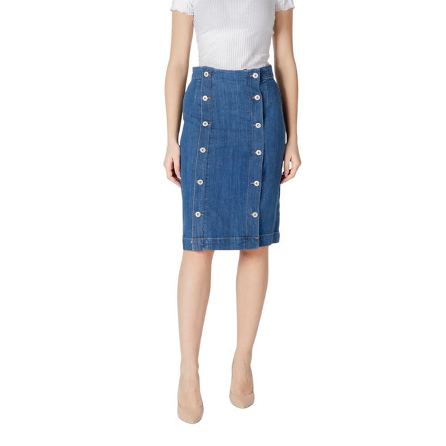 ICHI Blue Cotton Long ICHI