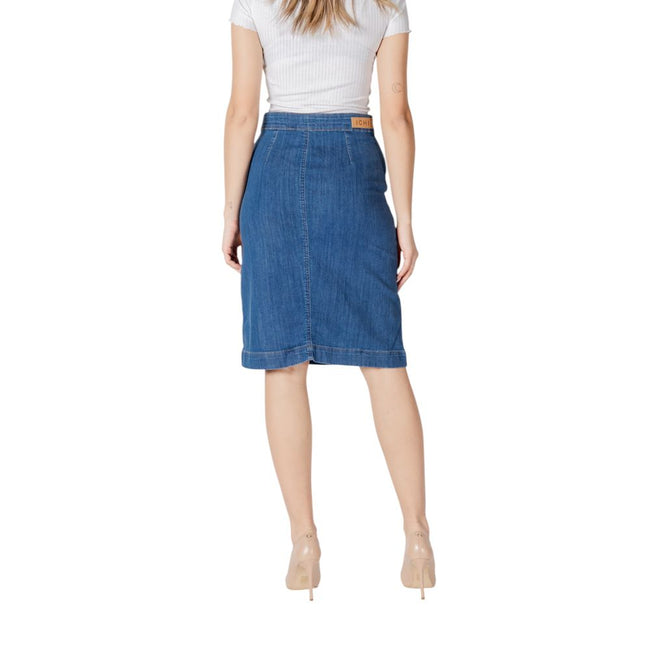 ICHI Blue Cotton Long ICHI