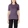 ICHI Bicolor Cotton T-Shirt ICHI