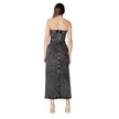 ICHI Black Cotton Midi ICHI