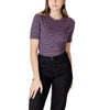 ICHI Bicolor Cotton T-Shirt ICHI