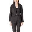 ICHI Black Polyester Blazer ICHI