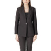 ICHI Black Polyester Blazer ICHI