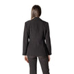 ICHI Black Polyester Blazer ICHI