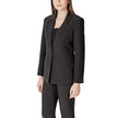 ICHI Black Polyester Blazer ICHI