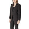 ICHI Black Polyester Blazer ICHI