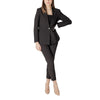 ICHI Black Polyester Blazer ICHI
