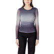 ICHI Gray Polyester Long Sleeve ICHI