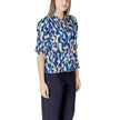 ICHI Blue Viscose Blouse ICHI