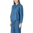 ICHI Blue Cotton Shirt ICHI