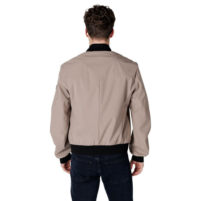 Peuterey Brown Polyester Jackets & Coat Peuterey