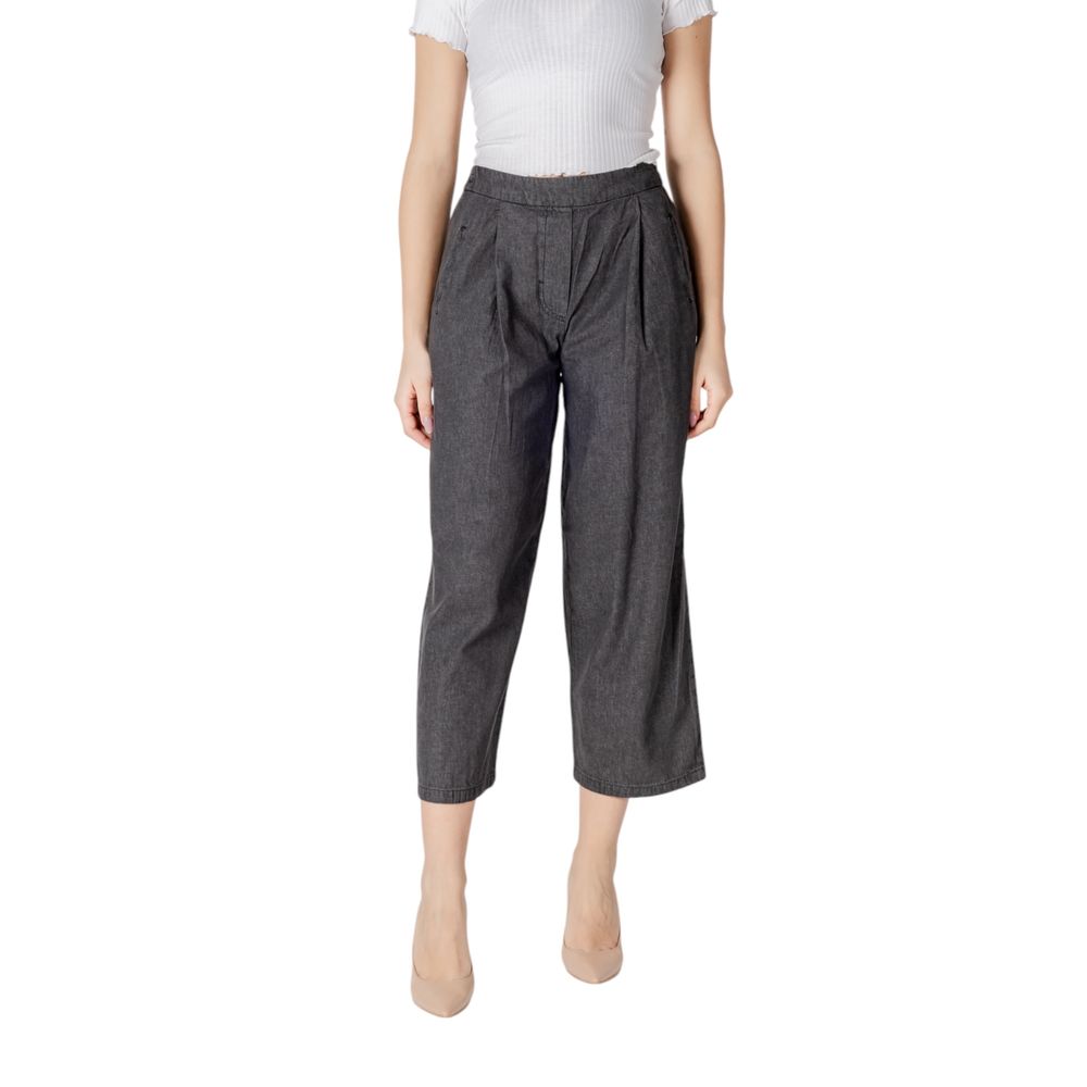 ICHI Black Cotton Jeans Denim ICHI