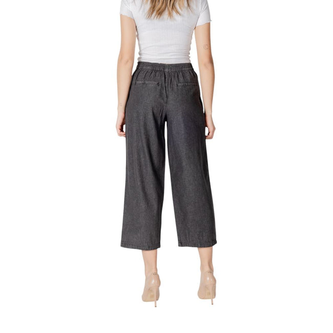 ICHI Black Cotton Jeans Denim ICHI