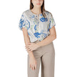 ICHI White Viscose Shortsleeve ICHI