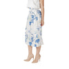 ICHI White Viscose Skirt ICHI