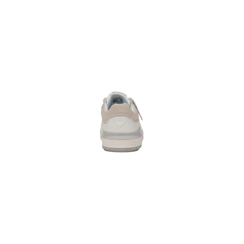 Clarks White Leather Sneaker Clarks