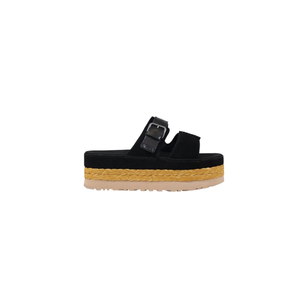 UGG Black Suede Leather Sandal UGG