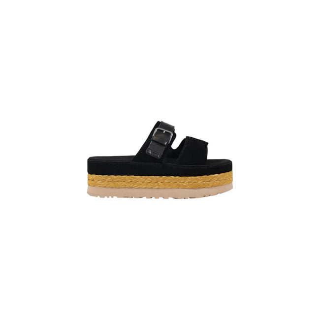 UGG Black Suede Leather Sandal UGG