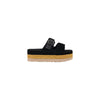 UGG Black Suede Leather Sandal UGG