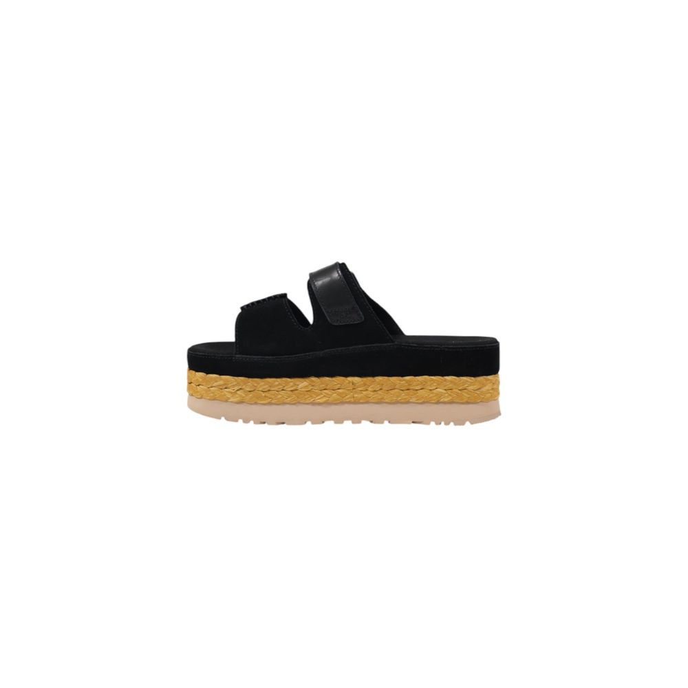 UGG Black Suede Leather Sandal UGG