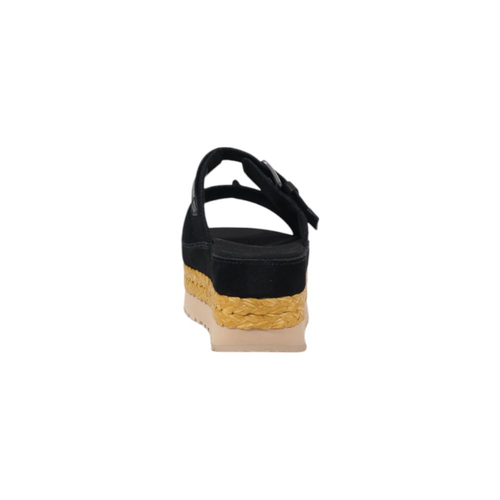 UGG Black Suede Leather Sandal UGG