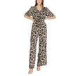 ICHI Beige Viscose Jumpsuit ICHI