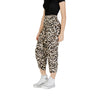 ICHI Beige Viscose Cropped Pant ICHI