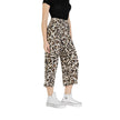 ICHI Beige Viscose Cropped Pant ICHI