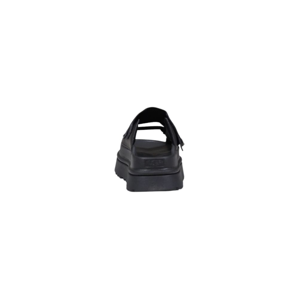UGG Black Artificial Leather Platform UGG