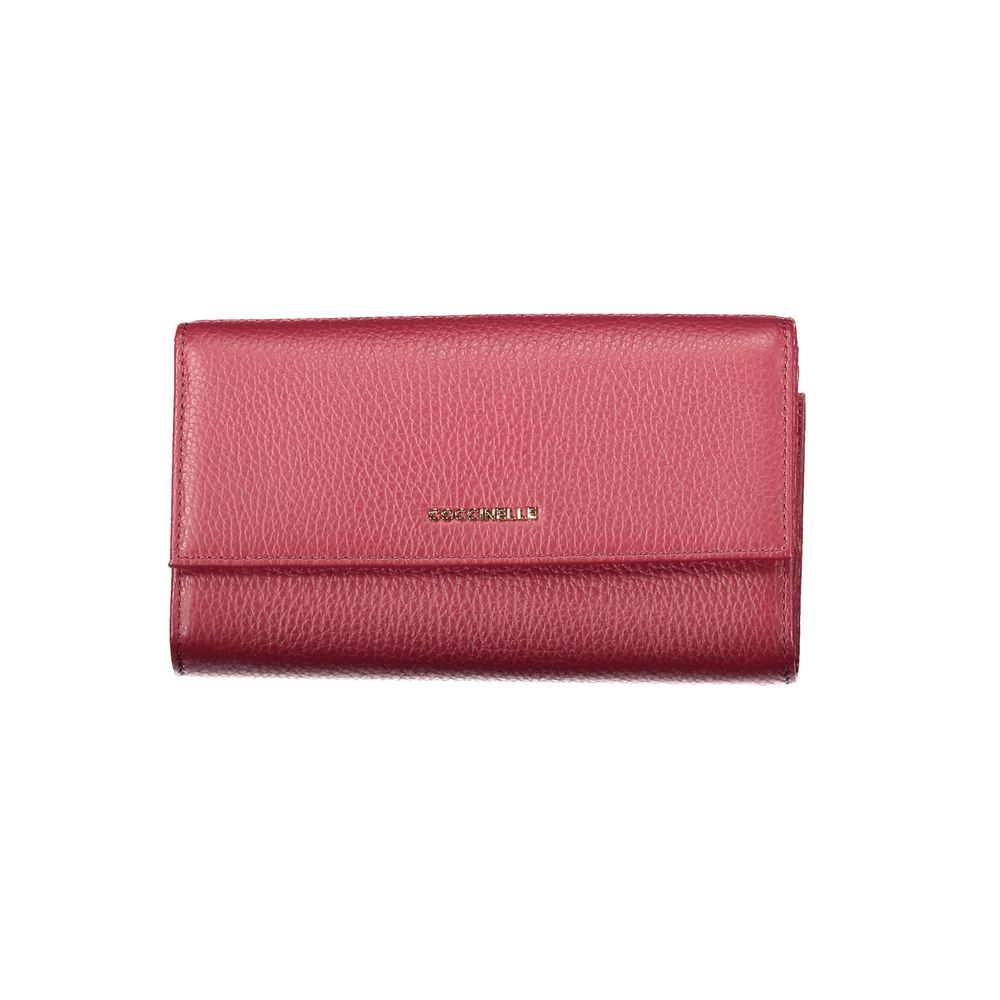 Coccinelle Red Leather Women Wallet Coccinelle