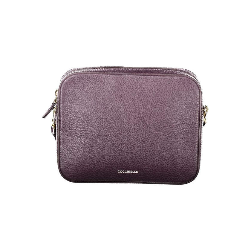 Coccinelle Purple Leather Women Handbag Coccinelle