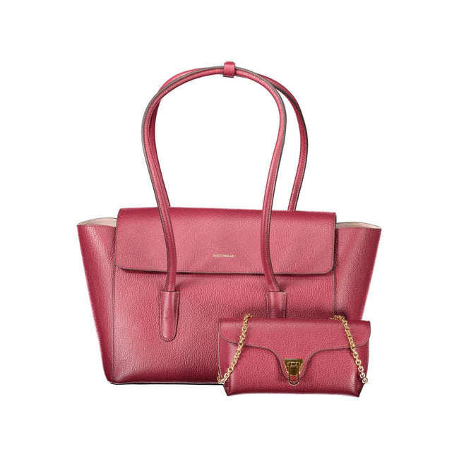 Coccinelle Red Leather Women Handbag Coccinelle