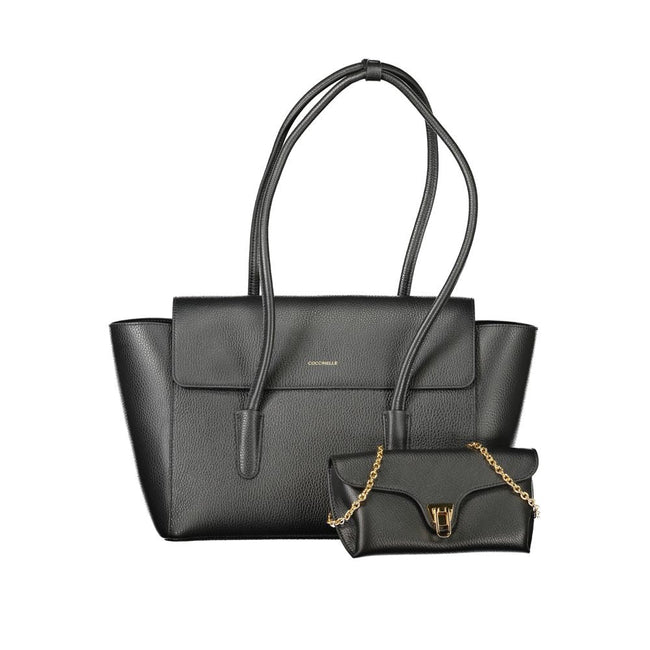 Coccinelle Black Leather Women Handbag Coccinelle