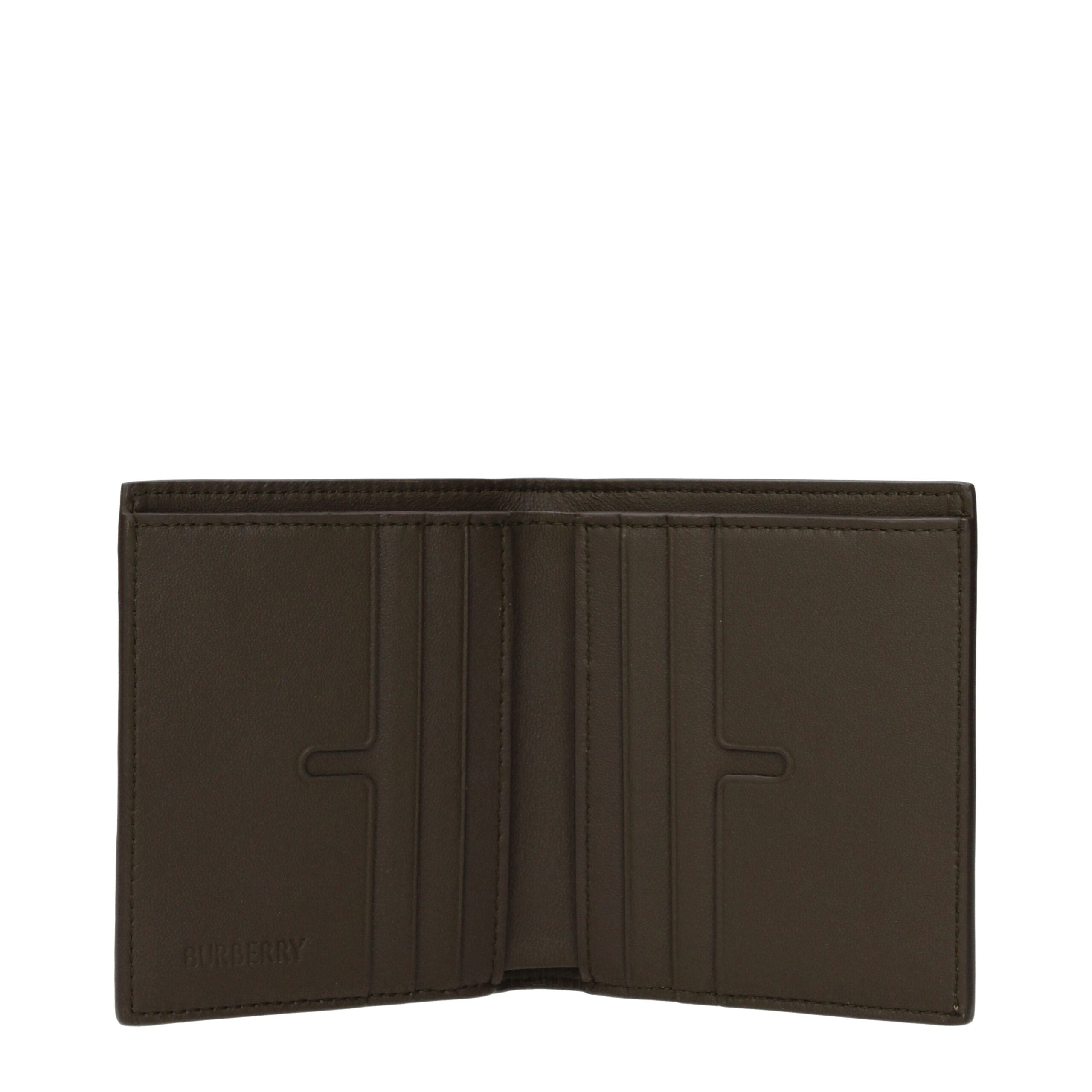 Burberry Beige Fabric Wallets Burberry