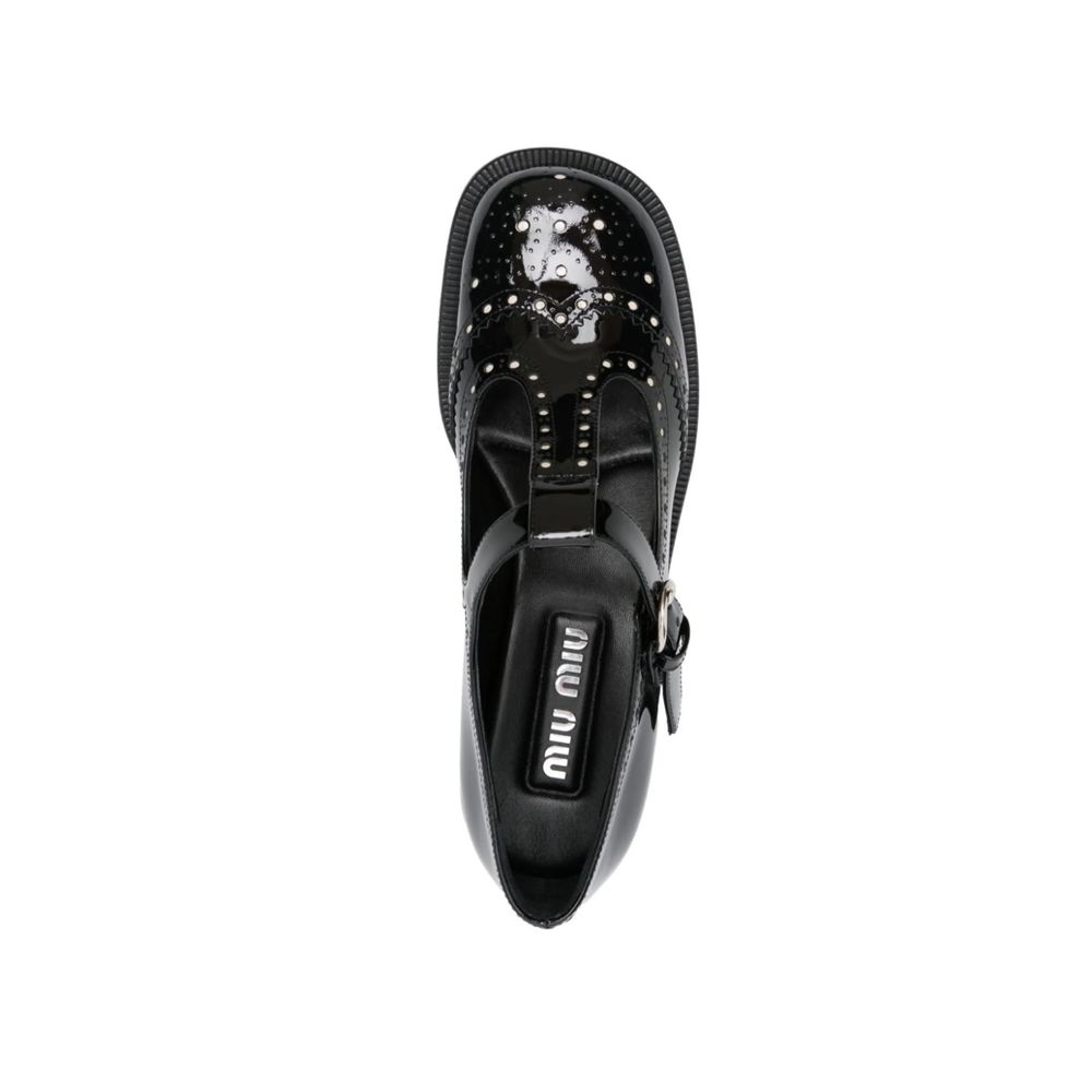 Miu Miu Leather Mary Jane Miu Miu