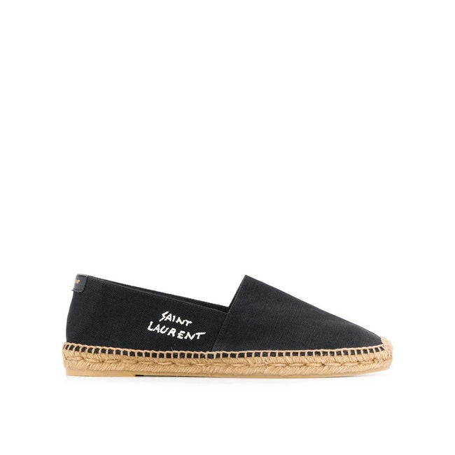 Saint Laurent Canvas Logo Espadrilles Saint Laurent
