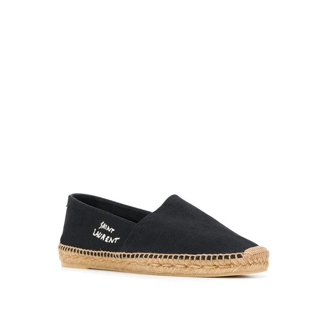 Saint Laurent Canvas Logo Espadrilles Saint Laurent