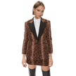 PINKO Brown Cotton Women Blazer PINKO