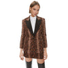 PINKO Brown Cotton Women Blazer PINKO