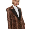 PINKO Brown Cotton Women Blazer PINKO