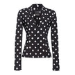 PINKO Black Viscose Women Blazer PINKO